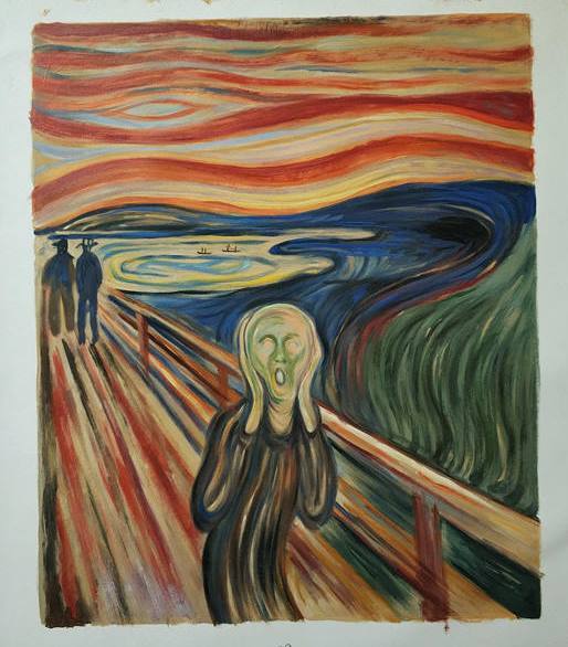 A Scream, 1893 Oil Painting Reproduction