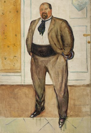 Edvard Munch, Consul Christen Sandberg, 1901, Art Reproduction