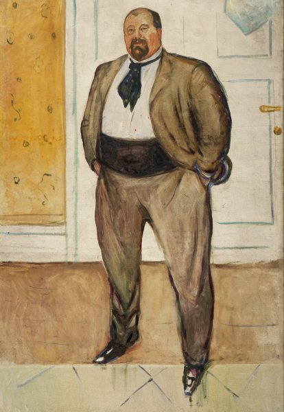 Consul Christen Sandberg, 1901. The painting by Edvard Munch