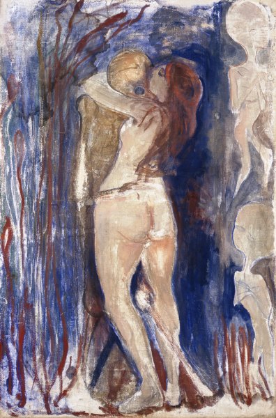 Death and Life, 1894. The painting by Edvard Munch