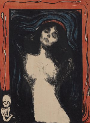 Edvard Munch, Madonna, 1895, Art Reproduction