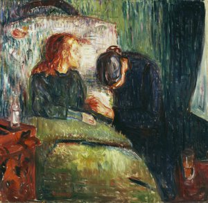 Reproduction oil paintings - Edvard Munch - The Sick Child, 1885