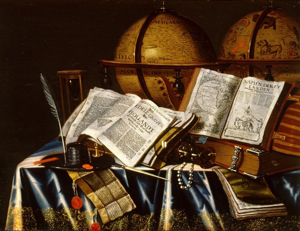 Vanitas Still Life 3. The painting by Edwaert Collier