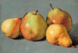 Edward Chalmers Leavitt, Pears, Painting on canvas