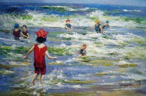 Reproduction oil paintings - Edward Henry Potthast - Little Sea Bather