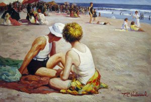 Reproduction oil paintings - Edward Henry Potthast - Summer Vacation