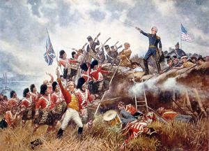 Famous paintings of Men: Battle of New Orleans