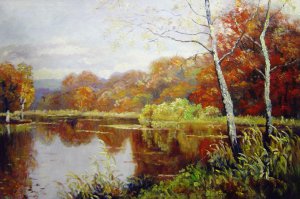Autumn, Edward Wilkins Waite, Art Paintings