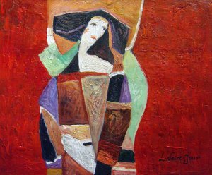Portrait Of A Woman, Egon Schiele, Art Paintings