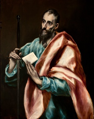 El Greco, Apostle Saint Paul, Painting on canvas