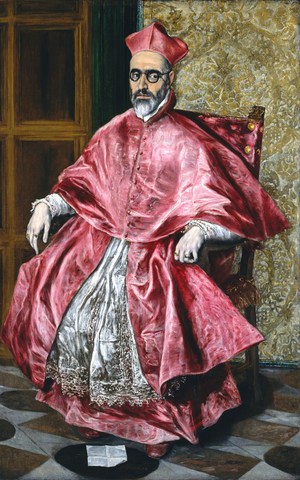 El Greco, Cardinal Fernando Nino de Guevara , Painting on canvas