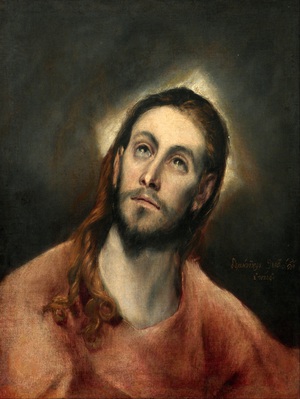 El Greco, Christ in Prayer, Painting on canvas