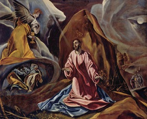 El Greco, Christ on the Mount of Olives, Painting on canvas
