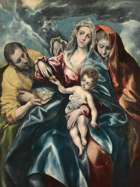 Holy Family. The painting by El Greco