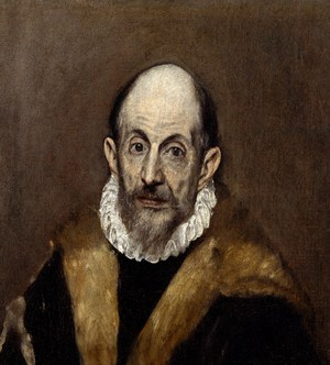 El Greco, Portrait of an Old Man, Painting on canvas