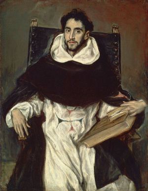 El Greco, Portrait of Fray Hortensio Felix Paravicino, Painting on canvas