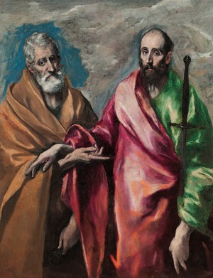 El Greco, Saint Peter and Saint Paul, Painting on canvas