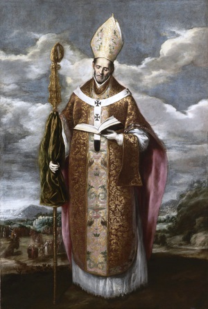 El Greco, San Ildefonso, Painting on canvas