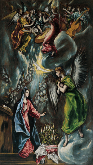 El Greco, The Annunciation 1, Art Reproduction