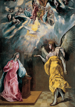El Greco, The Annunciation 3, Painting on canvas