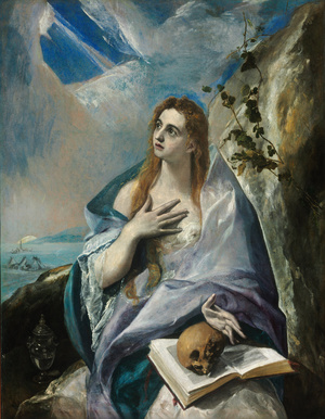 El Greco, The Penitent Mary Magdalena, Painting on canvas