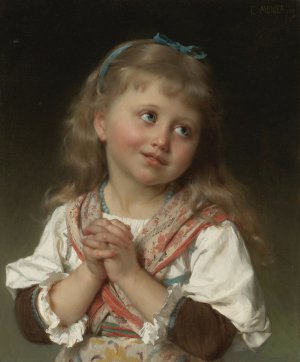 Reproduction oil paintings - Emile Munier - May I?