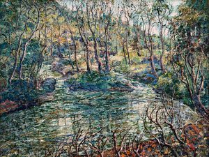 Reproduction oil paintings - Ernest Lawson - Connecticut Trout Stream