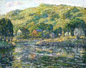 Ernest Lawson, Early Spring, Painting on canvas