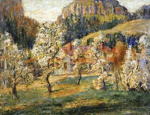 Ernest Lawson, May in the Mountains, Painting on canvas