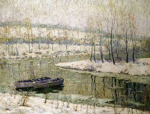 Reproduction oil paintings - Ernest Lawson - Spring Thaw