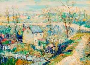 Reproduction oil paintings - Ernest Lawson - Squatter's Huts, Harlem River