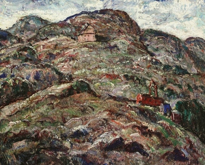 Ernest Lawson, The Abandoned Gold Mine, Painting on canvas