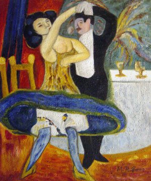 Ernst Ludwig Kirchner, Variety, Painting on canvas
