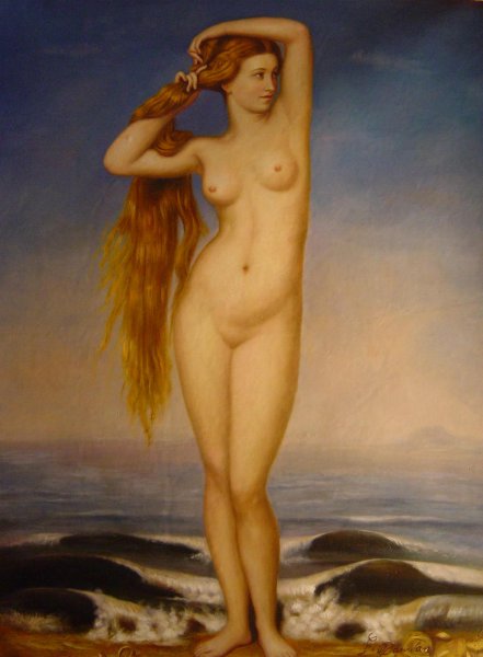 The Birth Of Venus. The painting by Eugene Amaury-Duval