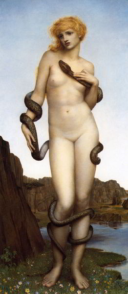 Cadmus and Harmonia. The painting by Evelyn De Morgan