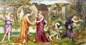 Reproduction oil paintings - Evelyn De Morgan - The Cadence of Autumn
