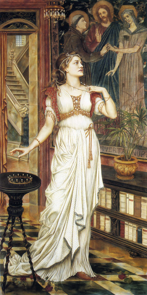 The Crown of Glory. The painting by Evelyn De Morgan