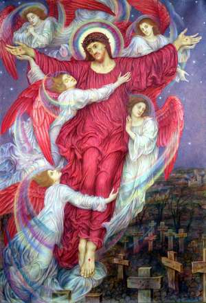 Reproduction oil paintings - Evelyn De Morgan - The Red Cross