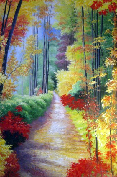Exquisite Fall Foliage. The painting by Our Originals