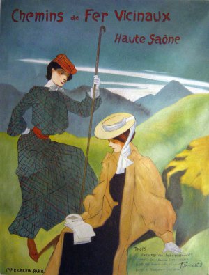 Ferdinand Mifliez (Misti), Chemins de Fer Vicinaux, Haute Saone, Painting on canvas