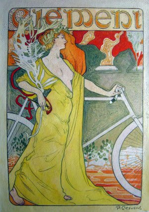 Famous paintings of Vintage Posters: Cycles Clement