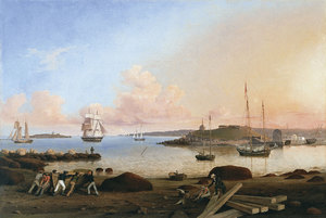 Reproduction oil paintings - Fitz Hugh Lane - The Fort and Ten Pound Island, Gloucester