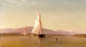 Francis Silva, The Hudson at the Tappan Zee, Art Reproduction