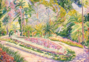 Francisco Iturrino, Malaga Garden, 1916, Painting on canvas