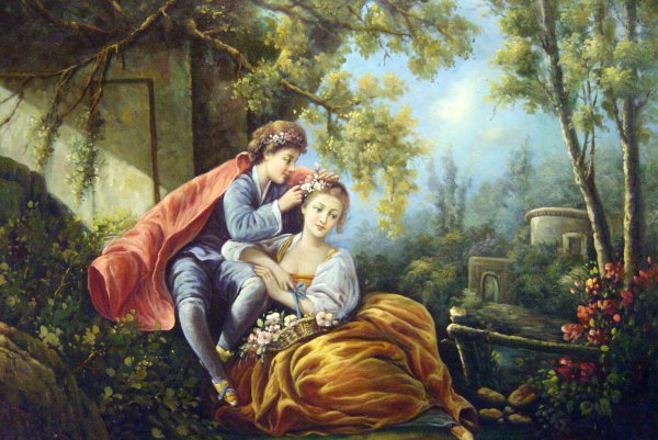Spring. The painting by Francois Boucher