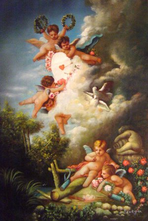 Famous paintings of Angels: The Target Of Love