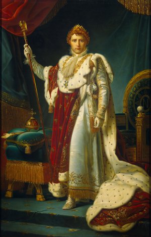 Francois Gerard, Portrait of Napoleon Bonaparte, Painting on canvas
