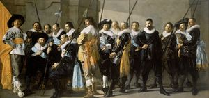 Reproduction oil paintings - Frans Hals - Meagre Company