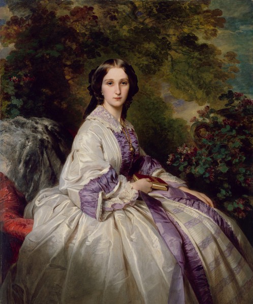 Countess Alexander Nikolaevitch Lamsdorff. The painting by Franz Xavier Winterhalter