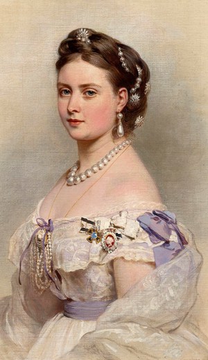 Reproduction oil paintings - Franz Xavier Winterhalter - Victoria, Princess Royal, Crown Princess of Prussia 
